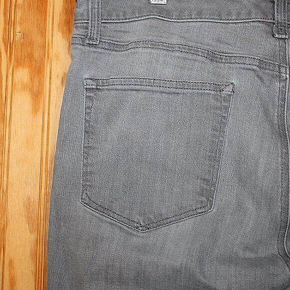 Talbots Gray Wash Cuffable Boyfriend Jeans - Size 14 - Picture 6 of 8